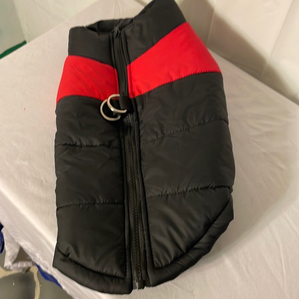Dog puffer coat- like new